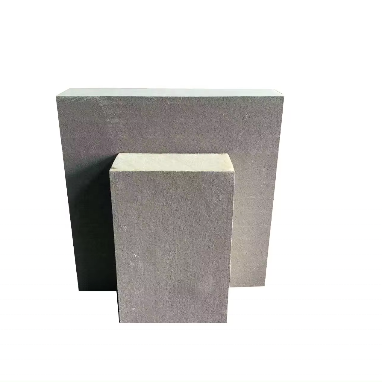 High obturator ratio fiberglass PIR / PU thermal insulation panel cement mortar coated felt facing