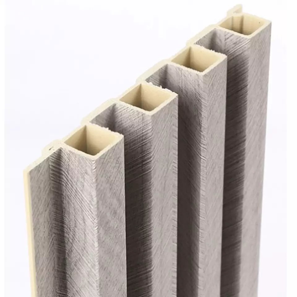 Modern Style Wall Siding Moisture-Proof Decorative PVC Coated Wall Board WPC Wall Panels