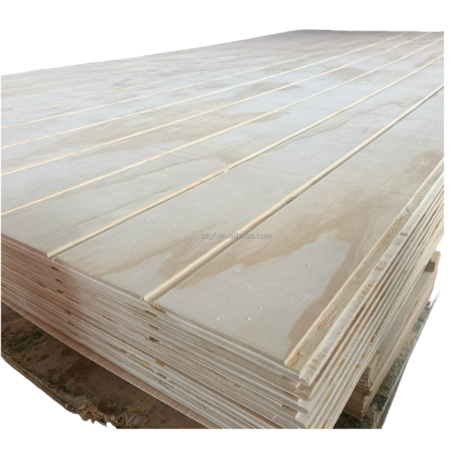 plywood 12mm 15mm 18mm pine wood building boards wall display slotted wood plank construction ply wood linyi