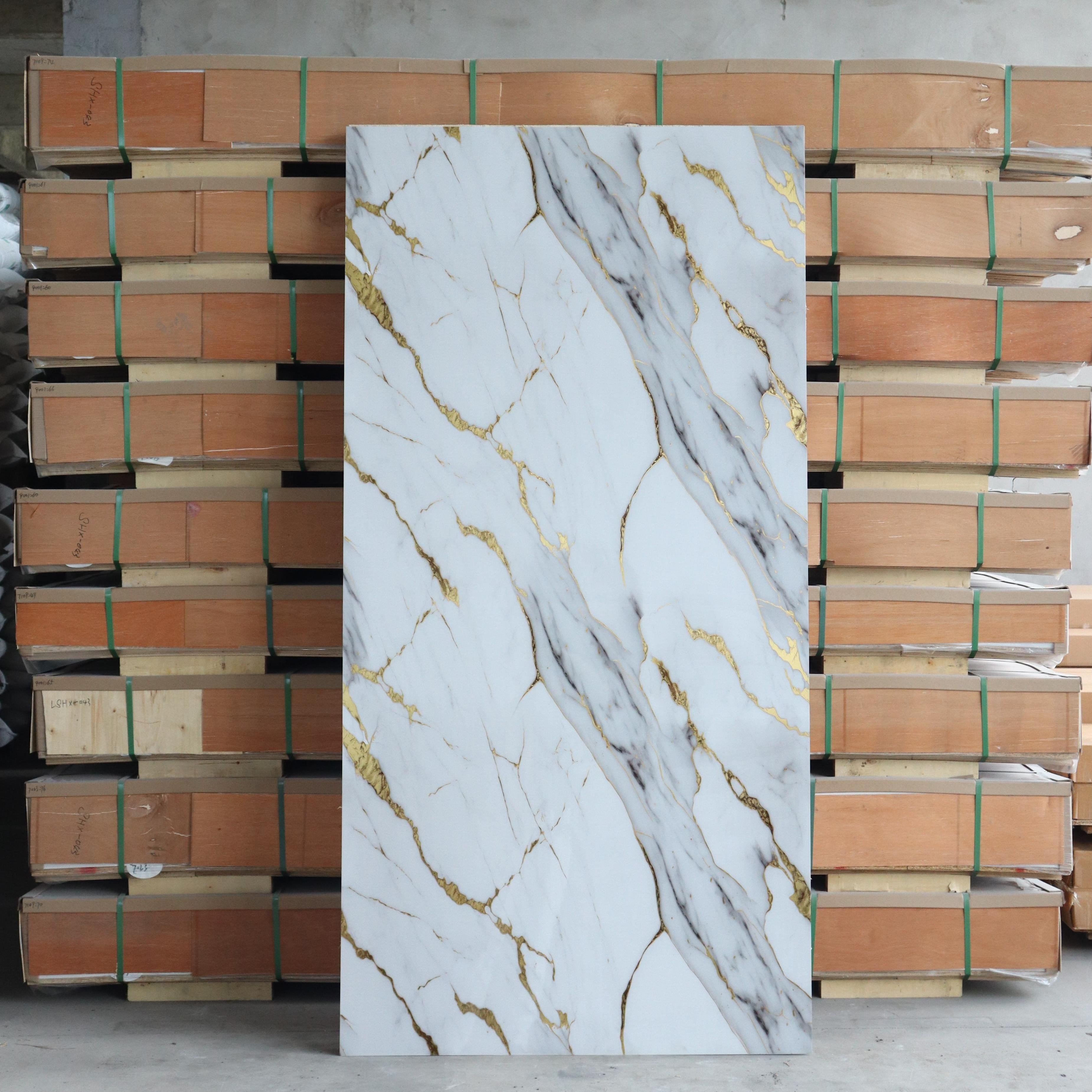 Indoor wall Decorative PVC Marble Sheet Popular Low Price Wall Panels in Various Designs