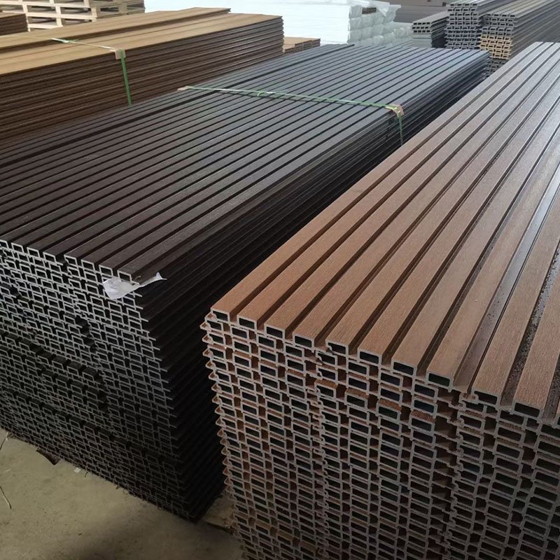 Eco-friendly Decorative Exterior Wall Panels WPC Wooden Wall Panel Boards Natural Wood Cladding