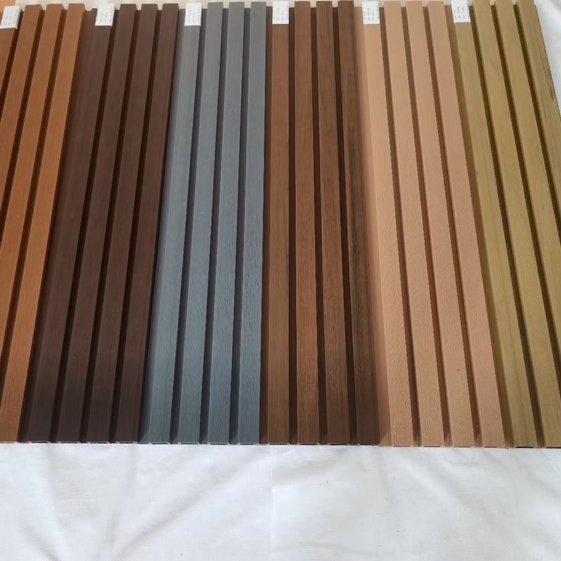 Eco-friendly Decorative Exterior Wall Panels WPC Wooden Wall Panel Boards Natural Wood Cladding