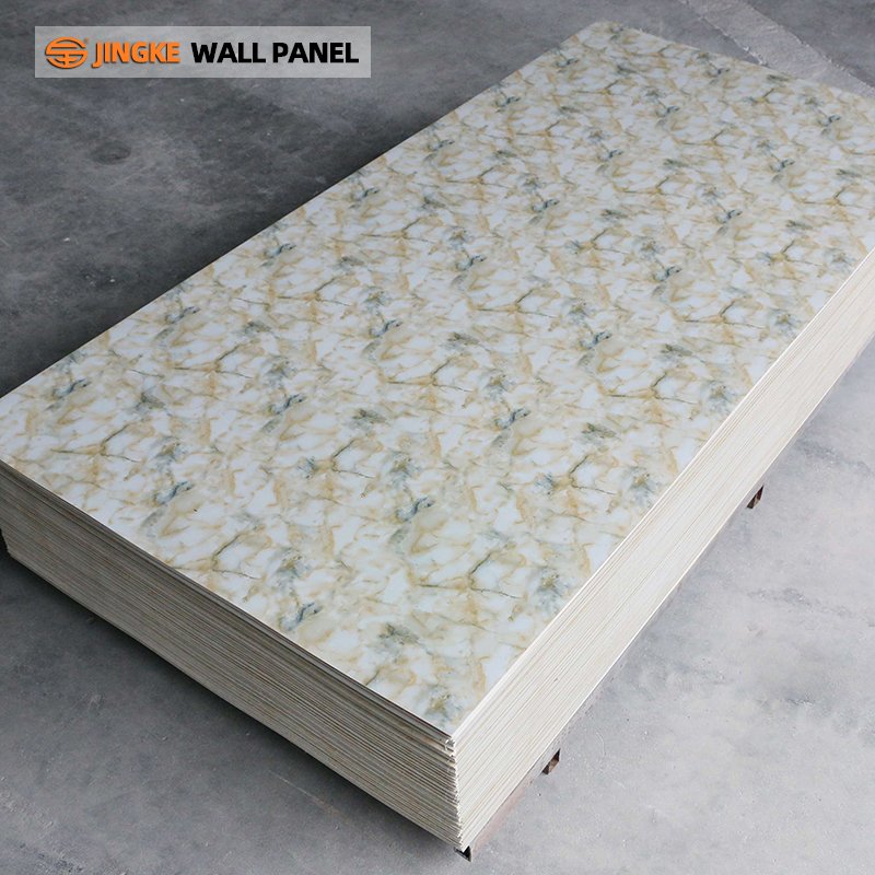 UV Wall Panel Highlight for Home Decorative Interior Wall PVC Marble 3D Print Board UV Marble Board