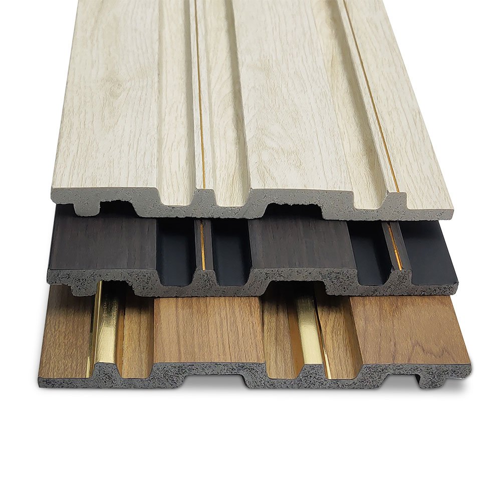 Factory Saudi Arabia background wall board composite cladding PS fluted wall panel