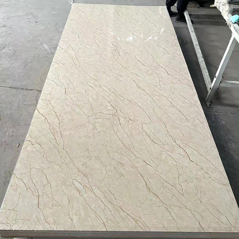 Hot Selling Pvc Uv Marble Board Decoration Wpc Wall Panel Pvc Uv Marble Panel Sheet