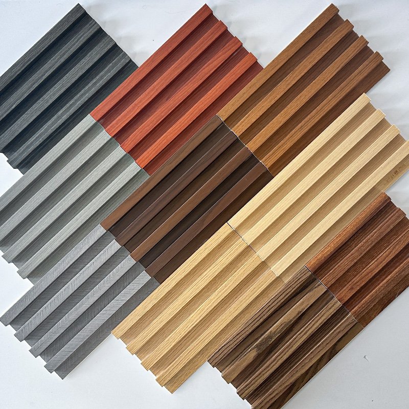 PVC carbon crystal board minimalist TV background wall Waterproof Interior Wpc Wall Panels