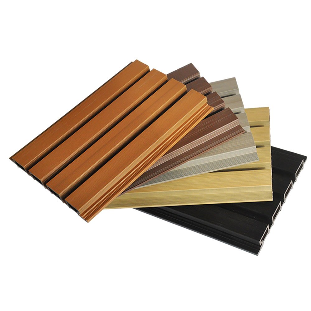 LT Best Selling Laminate Hollow Waterproof Cladding 3d WPC Wall Panel Capped Wood Outdoor WPC Composite Wall boards For Outdoor