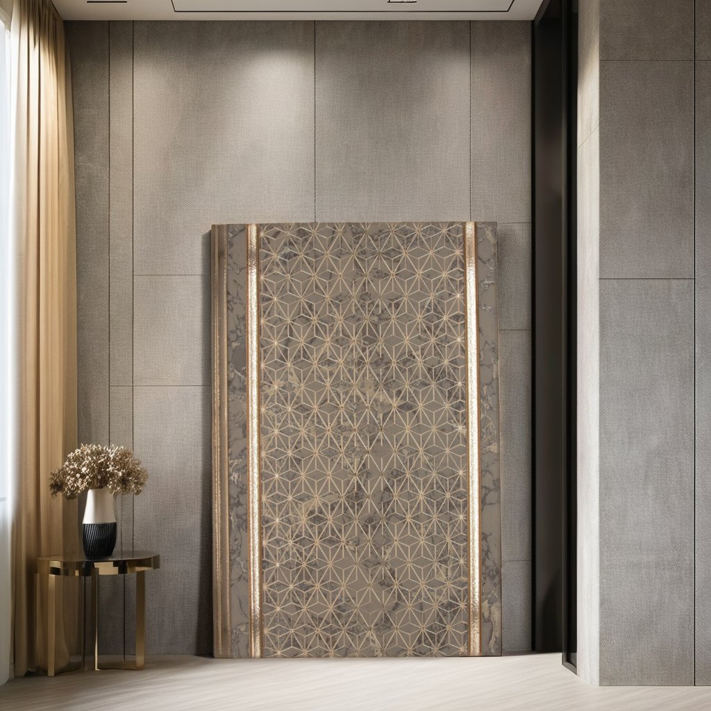 Hottest Eco-Friendly Wall Panel Easy Installation PS Charcoal Louvers Waterproof for Villa Decoration