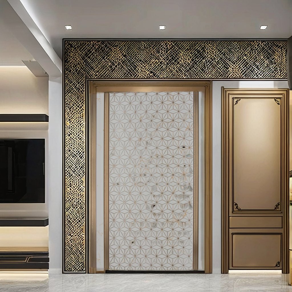 Hottest Eco-Friendly Wall Panel Easy Installation PS Charcoal Louvers Waterproof for Villa Decoration