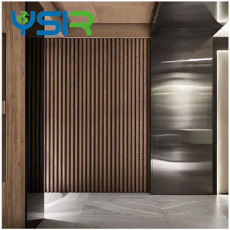 wood and plastic composite wpc wall panel pvc film laminated eco indoor wall panel