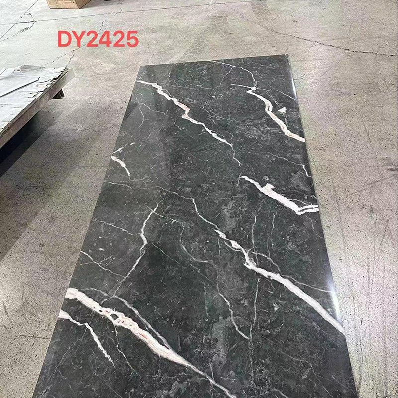 PVC marble wall panels Glossy matt Embossed can be customized color marble sheet & other panels for home decoration latest trend