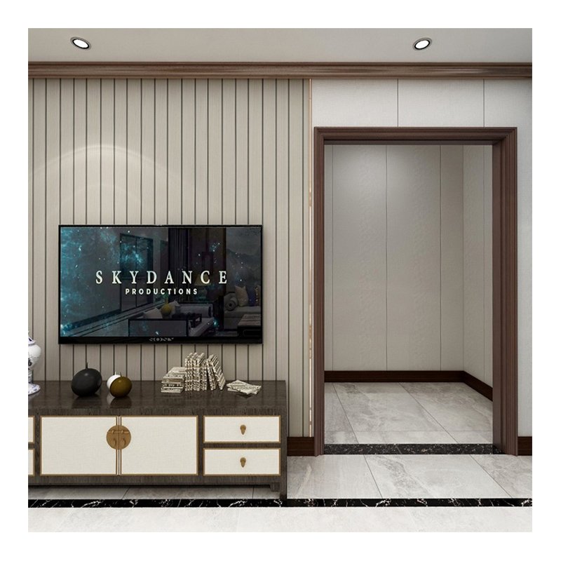 Wall panel stone pvc wood alternative cladding wallboard TV background panel wpc board