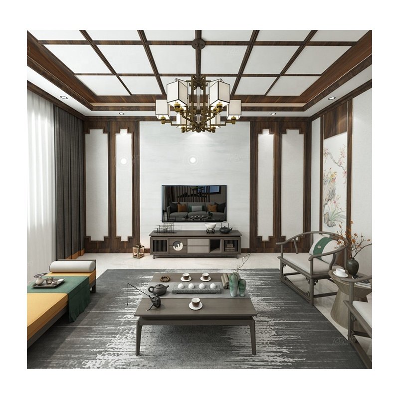 Wall panel stone pvc wood alternative cladding wallboard TV background panel wpc board