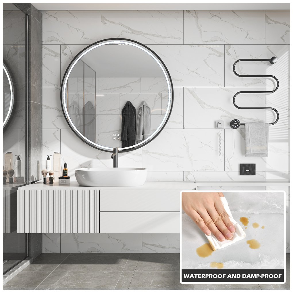 PVC 3d Wall Panels Home Renovation Heat-resistant Acustic Wall Panel Custom Modern Decorative Self Adhesive Marble Wallpaper