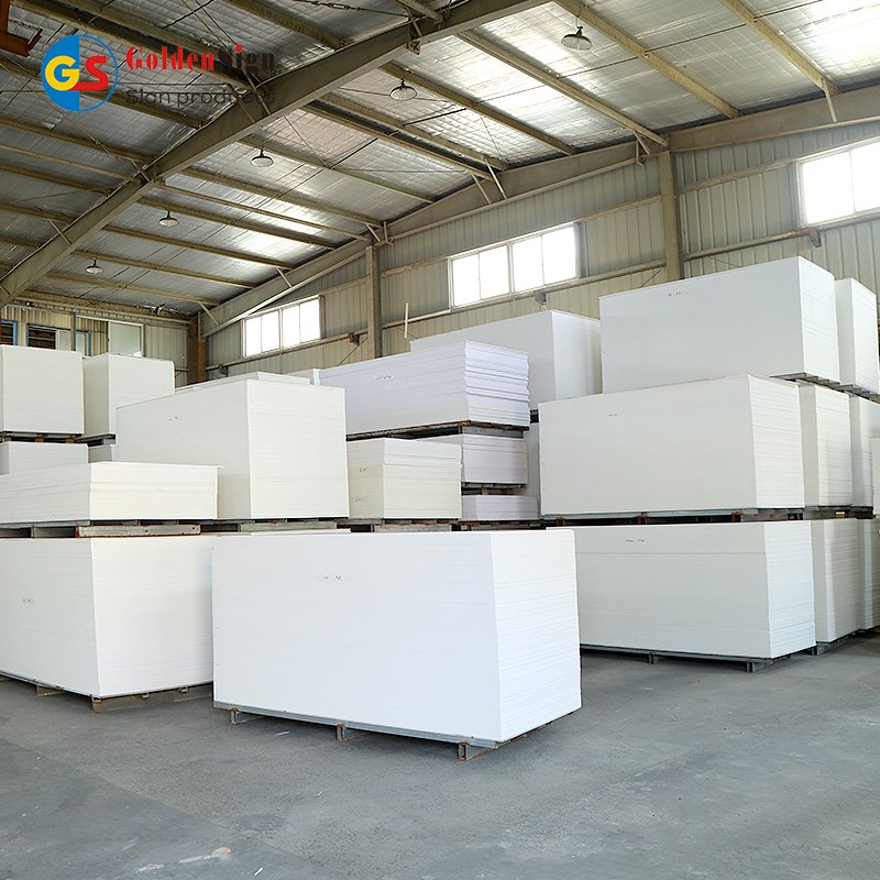 Goldensign New material white waterproof 4x8ft PVC foam sheet 8mm PVC foam board