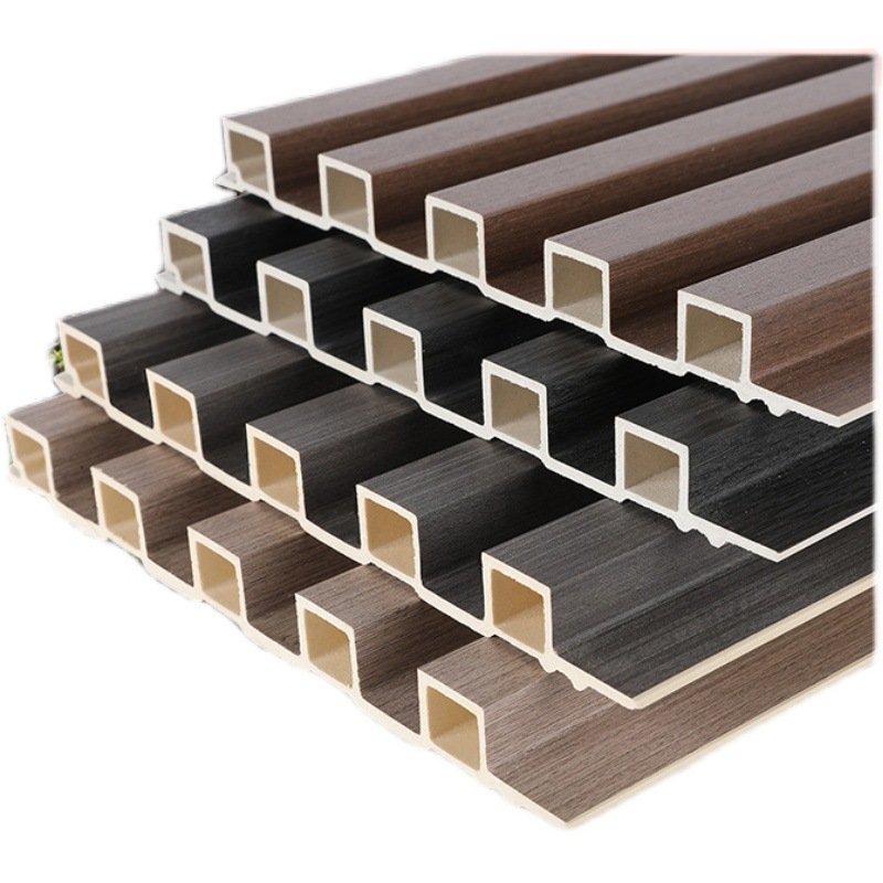 Indoor wpc wall panel fluted wall panels boards waterproof Eco Anti-scratch
