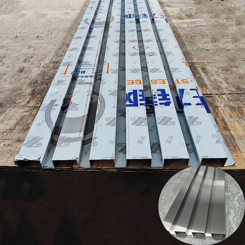 Stainless Steel Louvered Fluted Panel Wall Cladding Panels Exterior Decoration