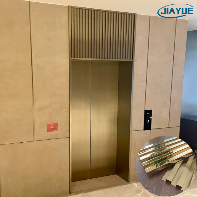 Stainless Steel Louvered Fluted Panel Wall Cladding Panels Exterior Decoration