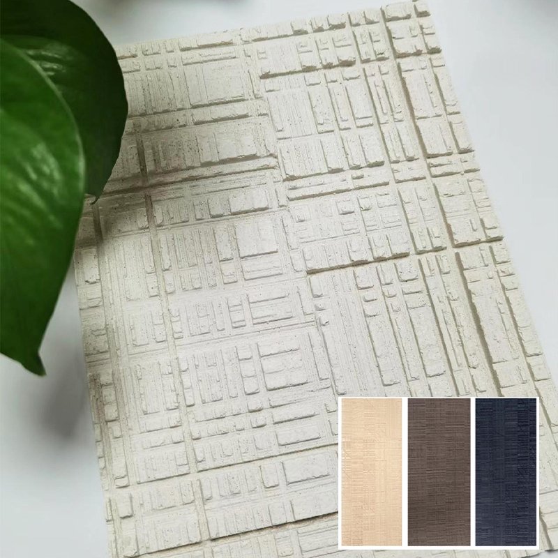 Custom Color Natural Wood Texture 5mm Decoration Wall Tiles Interior Exterior Flexible Soft Sawing Wood MCM Wall Panel Board