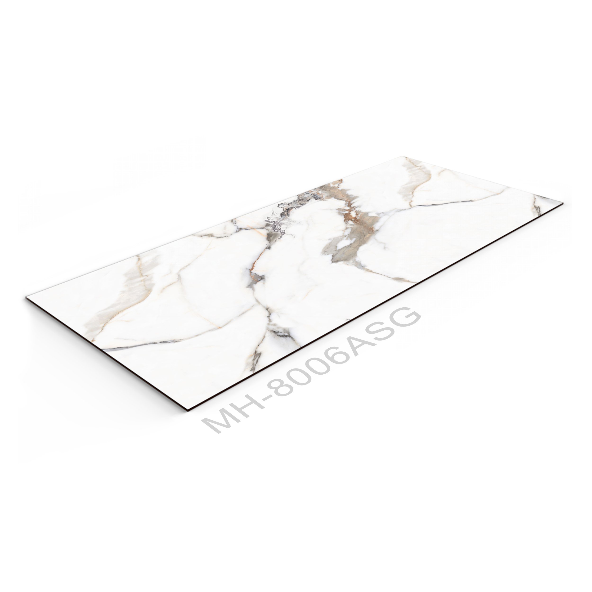 4ft*8ft thermal laminated WPC continuous marble grain Solid Wall Panel Waterproof decorated board