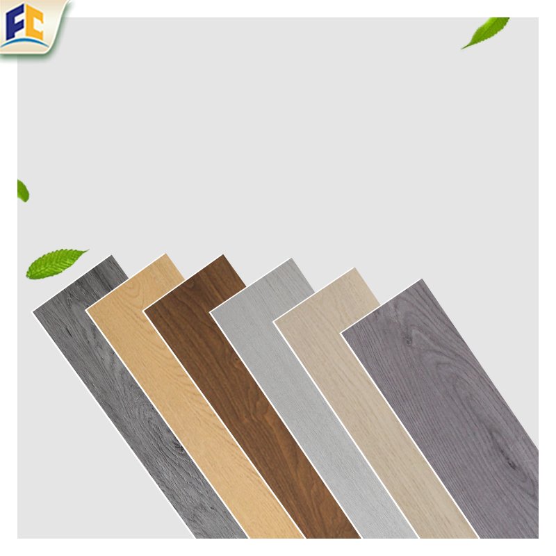 Eco-Friendly Bamboo & Charcoal PVC Tiles For SPC Flooring Oak Board & Glazed Tiles with Vinyl Accessories PVC Matting Flooring