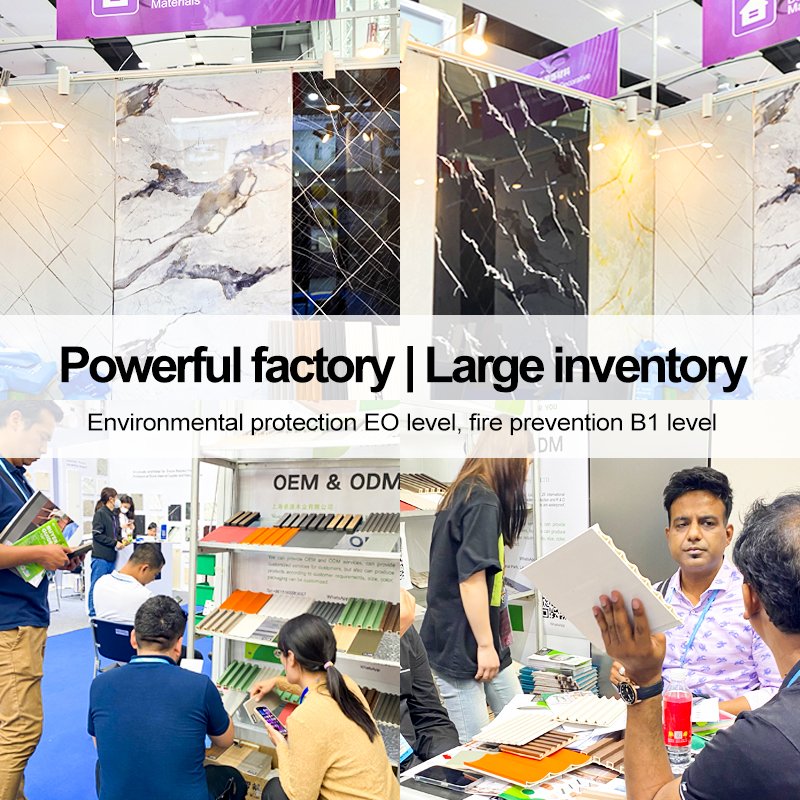 Hot Sale High Gloss Marble Decoration Wall Panels 5MM 8MM Flexible Bamboo Charcoal Board