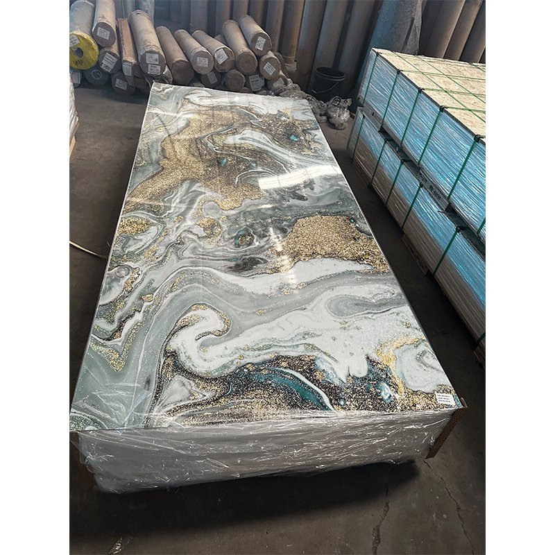 Modern UV Marble PVC Wall Panels Waterproof Sheet PVC Cladding Boards for TV Board 2-Year Warranty