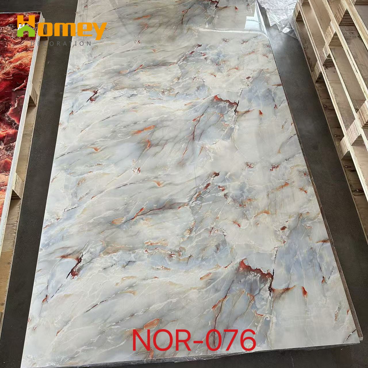 High Glossy 2mm 3mm UV PVC Wall Panel PVC marble sheet for Wall Sheet