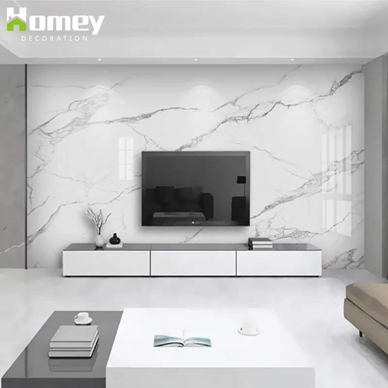 High Glossy 2mm 3mm UV PVC Wall Panel PVC marble sheet for Wall Sheet