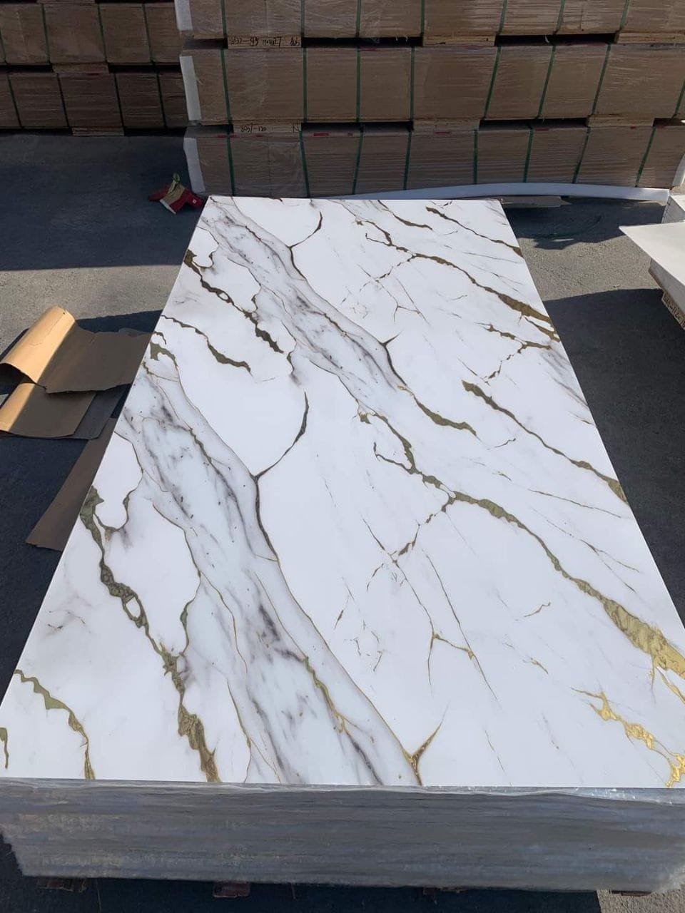 New design New production pvc wall panel sheets UV PVC marble paneling TV wall Decoration background plastic flexible wall board