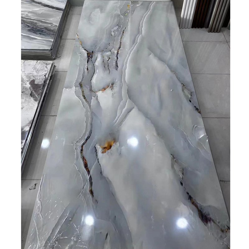 Pvc Wall Sheet Marble Alternatives pvc Marble Board Wall panels 1220*2440 uv Pvc Marble Sheet