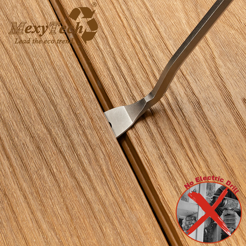 wood plastic composite decking 3D embossed