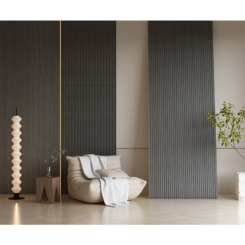3 meters laminated plastic plastic wall board quick install wpc spc pvc flute wall panel