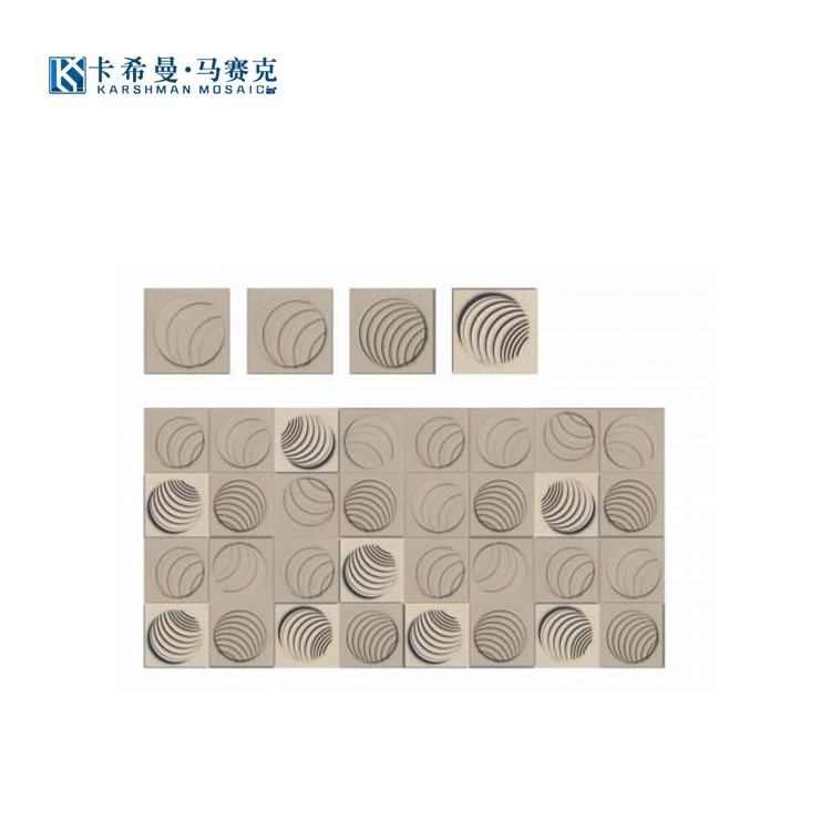 New Eco-Friendly 3D Texture Board Interior Decoration Foamed Ceramic Wallboard MCK Texture Board