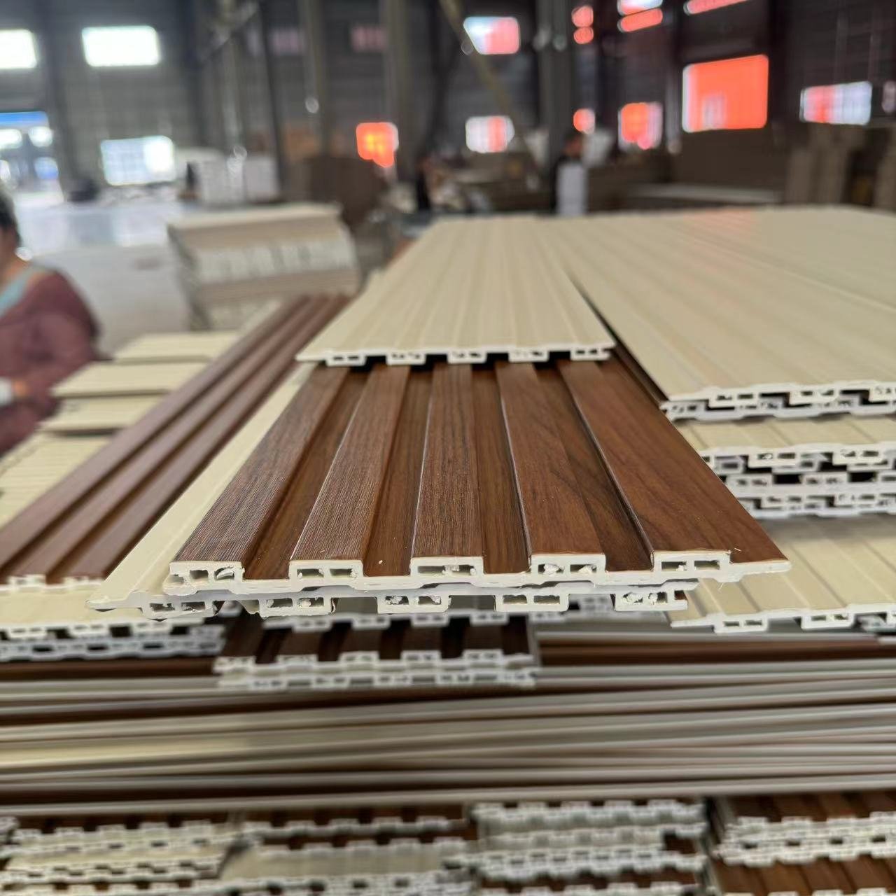 Hot sales wpc wall interior fluted panels wall board from China