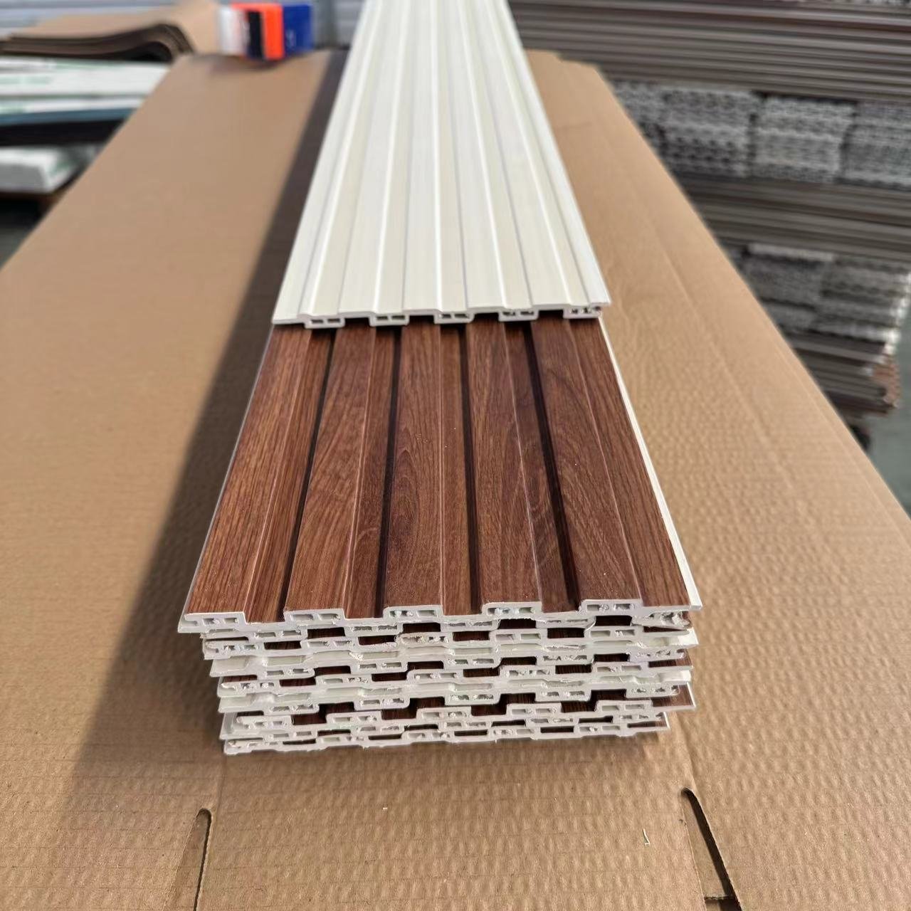 Hot sales wpc wall interior fluted panels wall board from China
