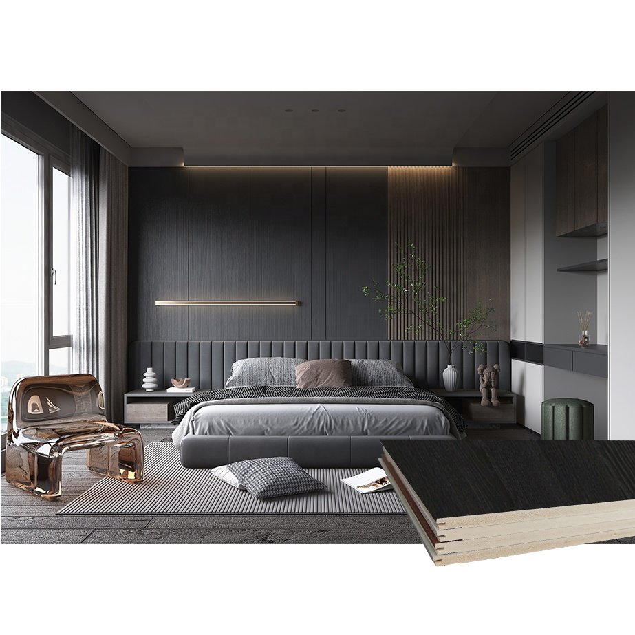 Materials Wall Boards Green Grey Flat Wall Flexible WPC Paneling