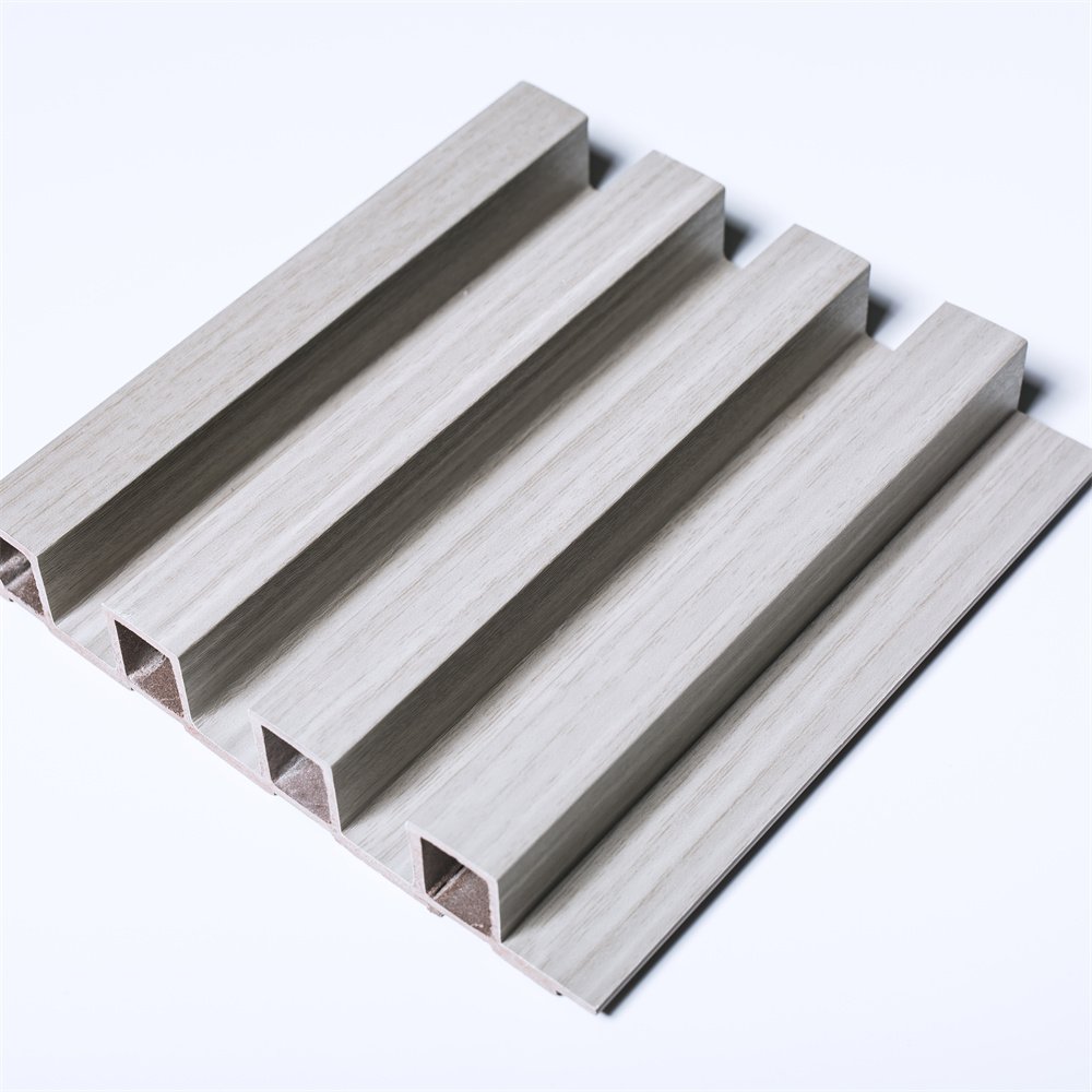 Interior standard quality WPC wall panel 160*25 mm groove design PVC wall cladding panel