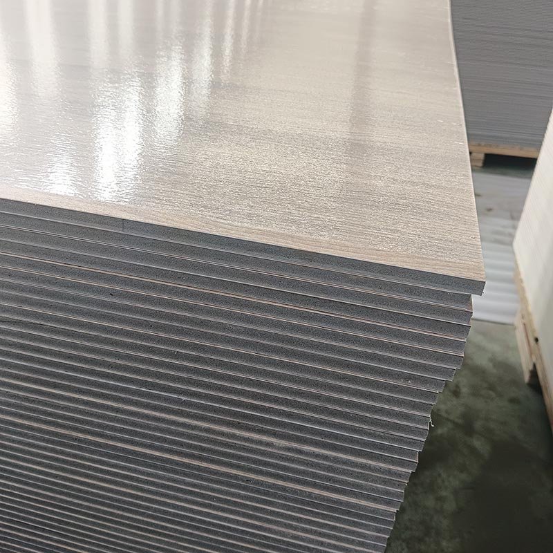 bamboo fiber wall panel 1220*2440mm 2800mm 2900mm mirror film hot sale flat wpc wall panel