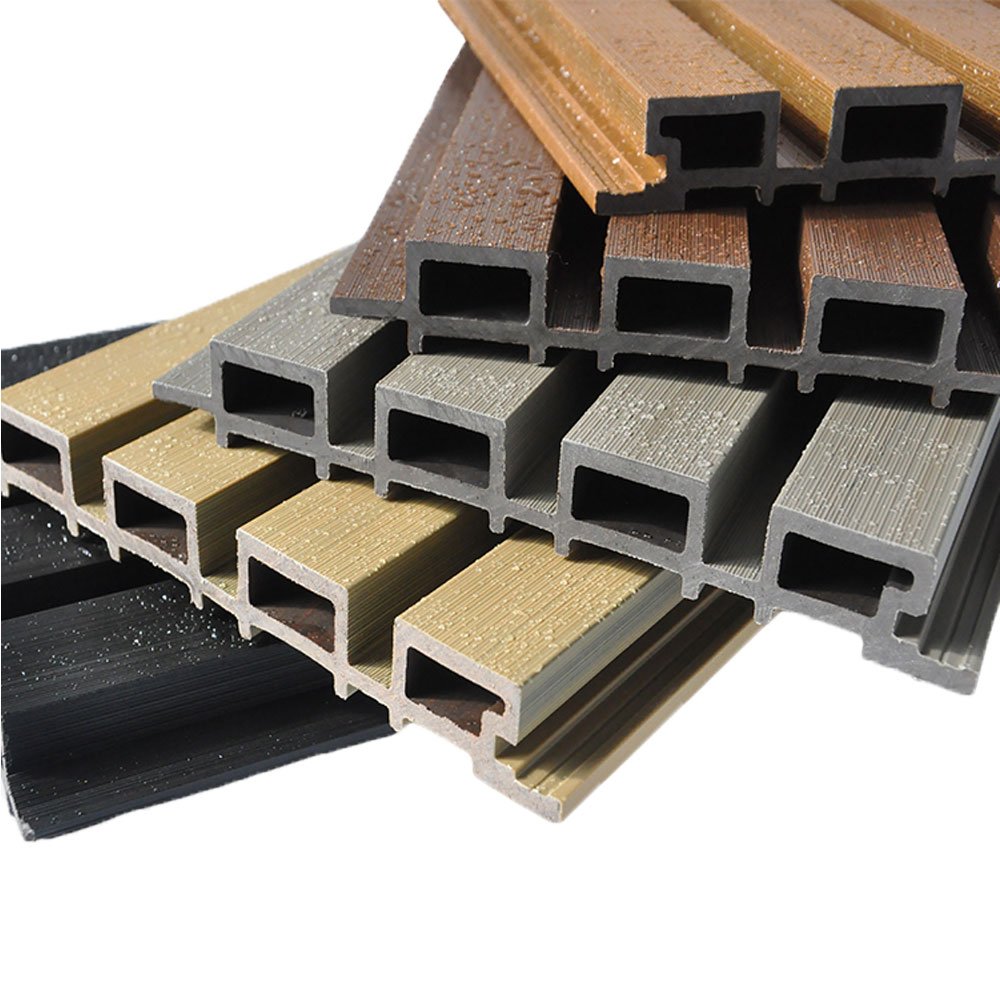 LT Eco-friendly Hollow Cladding Outdoor 3d WPC Wall Panel Wood WPC Wall Panel Waterproof Wood Plastic WPC Wall Boards