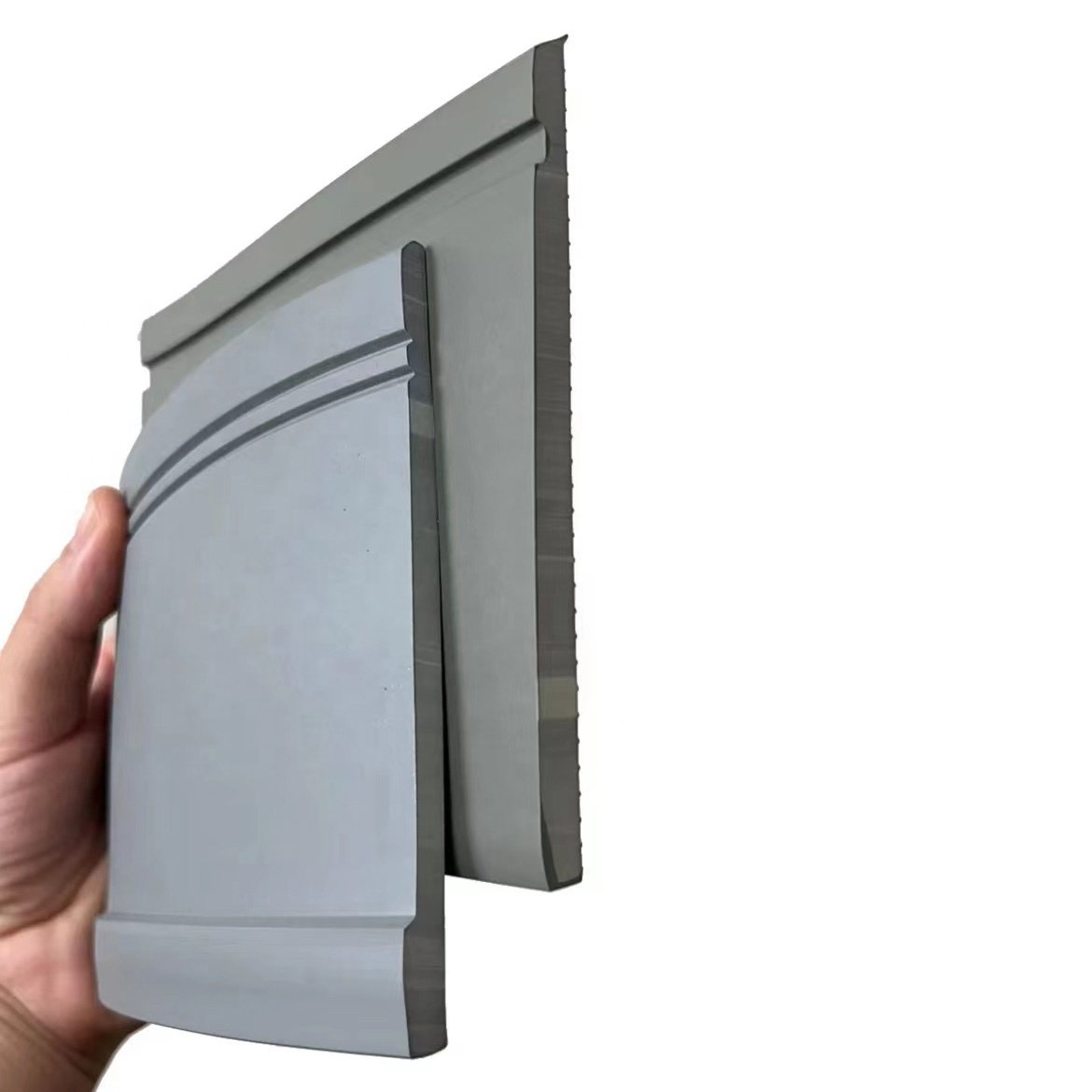 Scratch resistant Hotel Commercial PVC skirting board Rubber cove base Vinyl wall base Molding