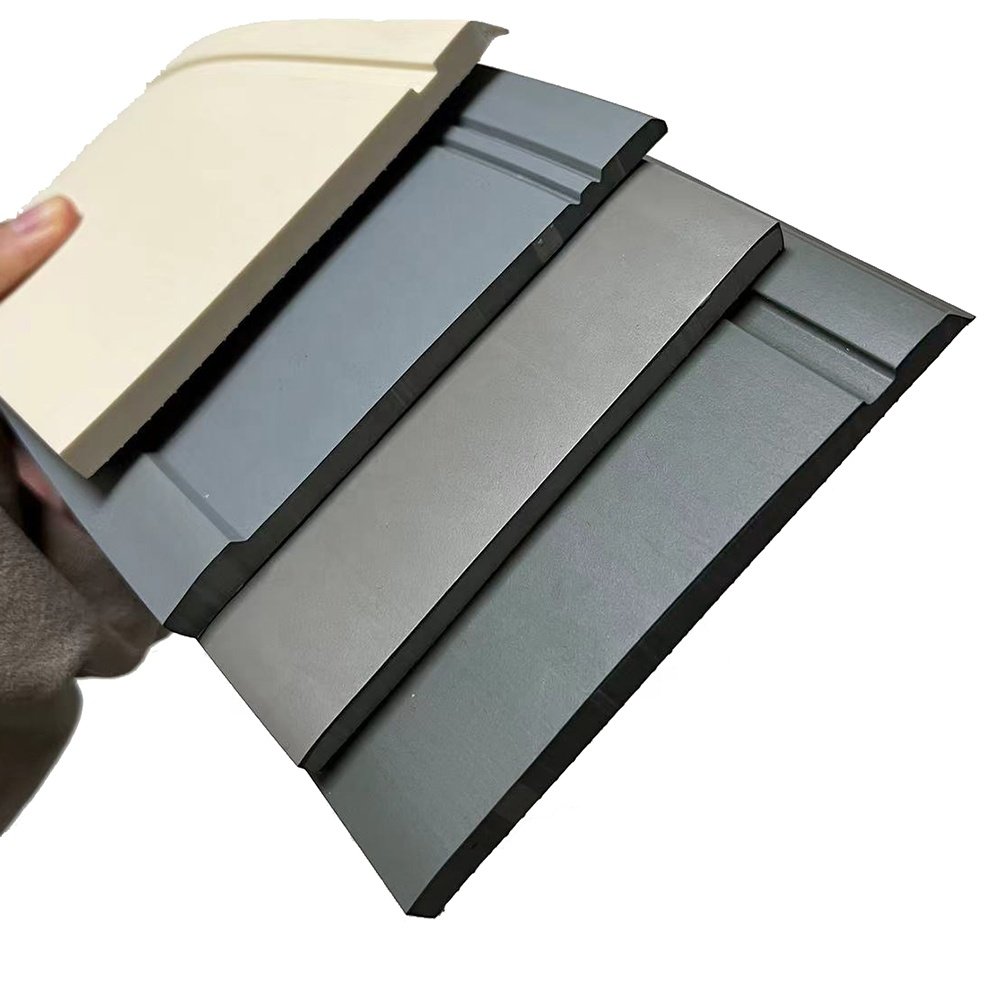 Scratch resistant Hotel Commercial PVC skirting board Rubber cove base Vinyl wall base Molding
