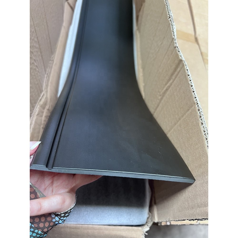 Scratch resistant Hotel Commercial PVC skirting board Rubber cove base Vinyl wall base Molding