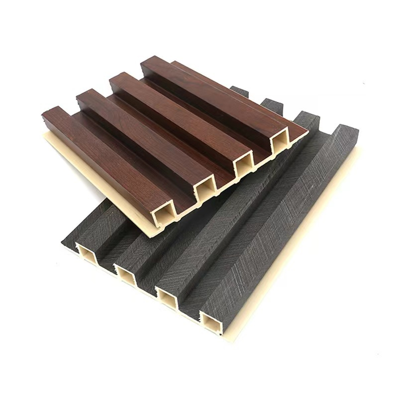 2023 New Hollow wood fireproof and waterproof Acoustic For home decoration WPC Wall Panel other boards