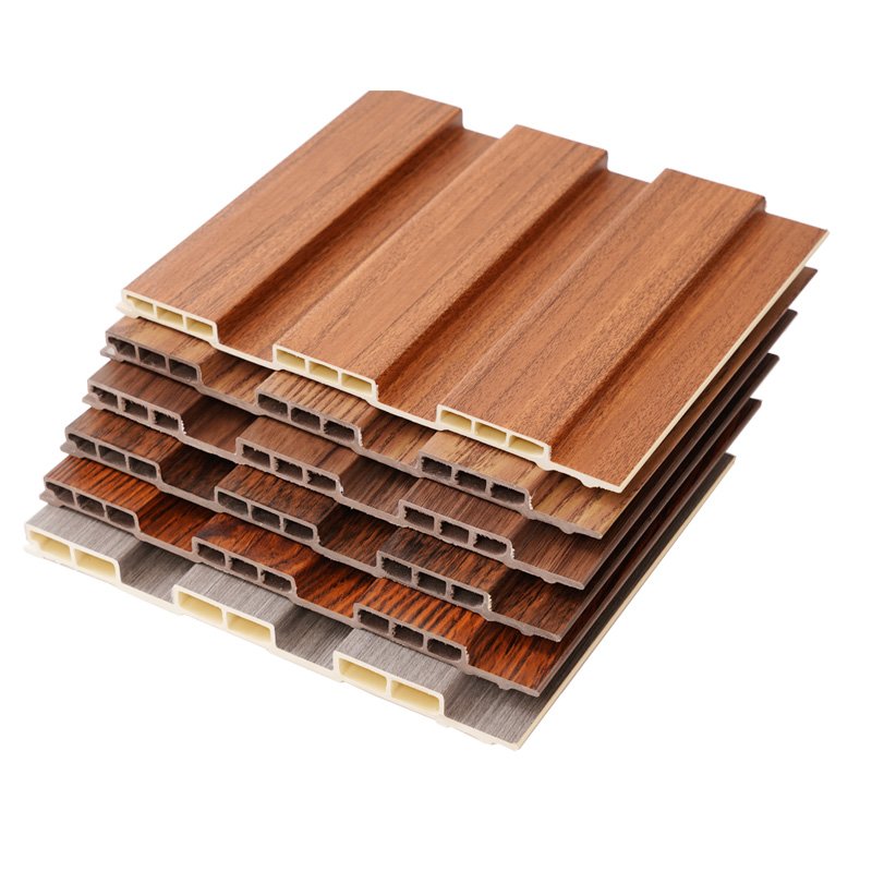 2023 New Hollow wood fireproof and waterproof Acoustic For home decoration WPC Wall Panel other boards