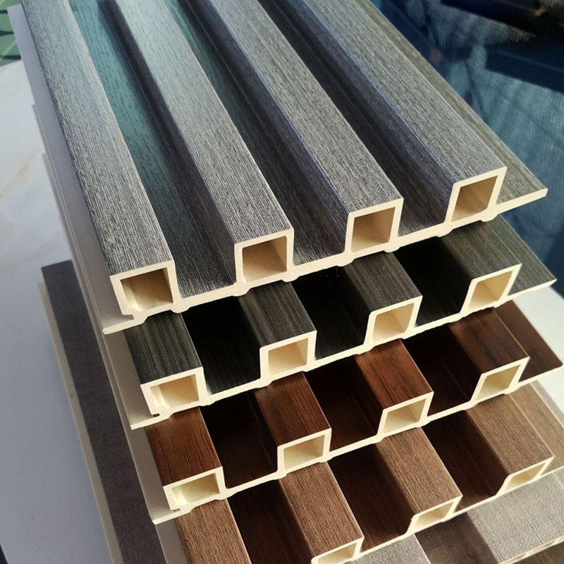 Anti-collision seamless whole house decor wood decorative sound proof sheets fluted interior boards pvc wall panels