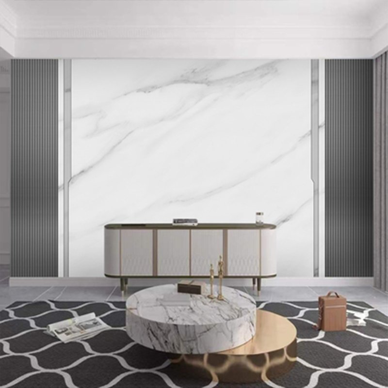 Anti-collision seamless whole house decor wood decorative sound proof sheets fluted interior boards pvc wall panels