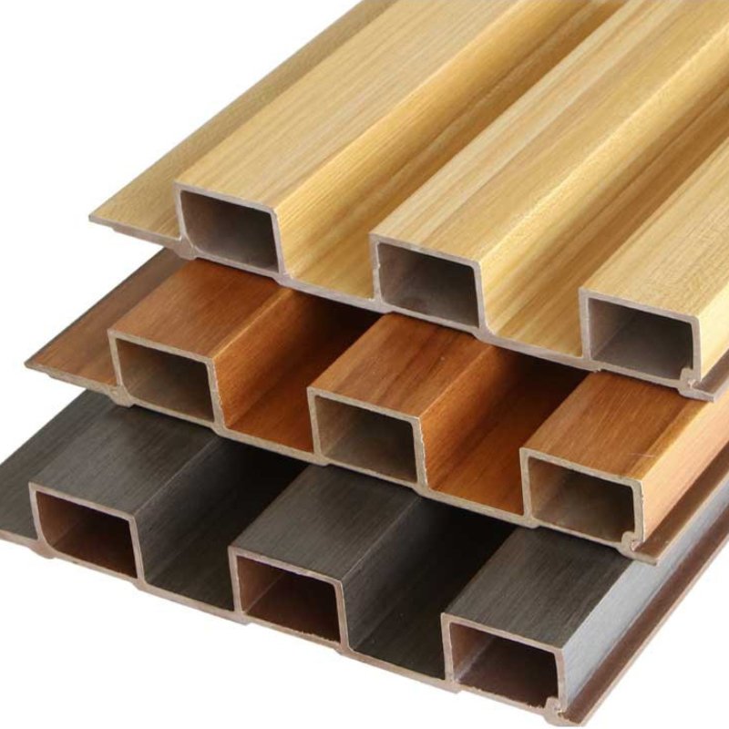 DOWELL Factory direct sale natural antisepsis 3D WPC Wall boards wood wall panels grating ceiling board for indoor decoration fo
