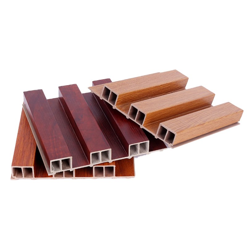 DOWELL Factory direct sale natural antisepsis 3D WPC Wall boards wood wall panels grating ceiling board for indoor decoration fo