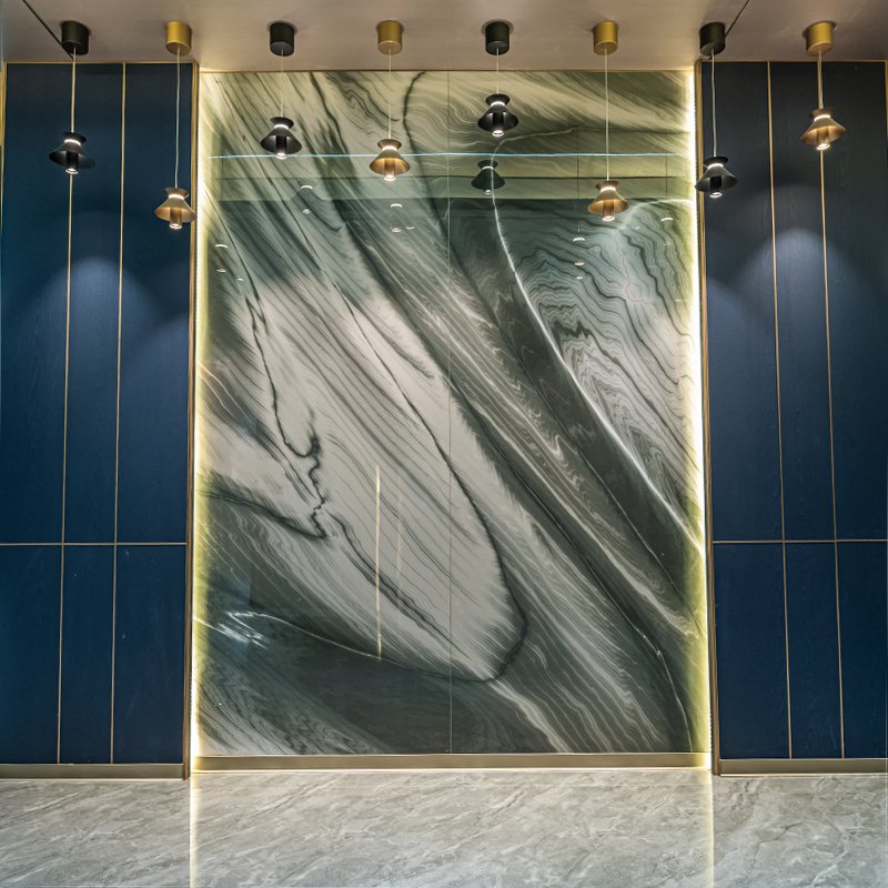 Wood Alternative Bamboo Charcoal Board Modern Metal Plate Mirror Wood Veneer Wall Panel Bamboo Charcoal Wall Panel